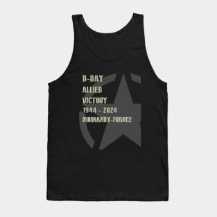 1944 D-Day 2024 80th Anniversary Normandy Tank Top